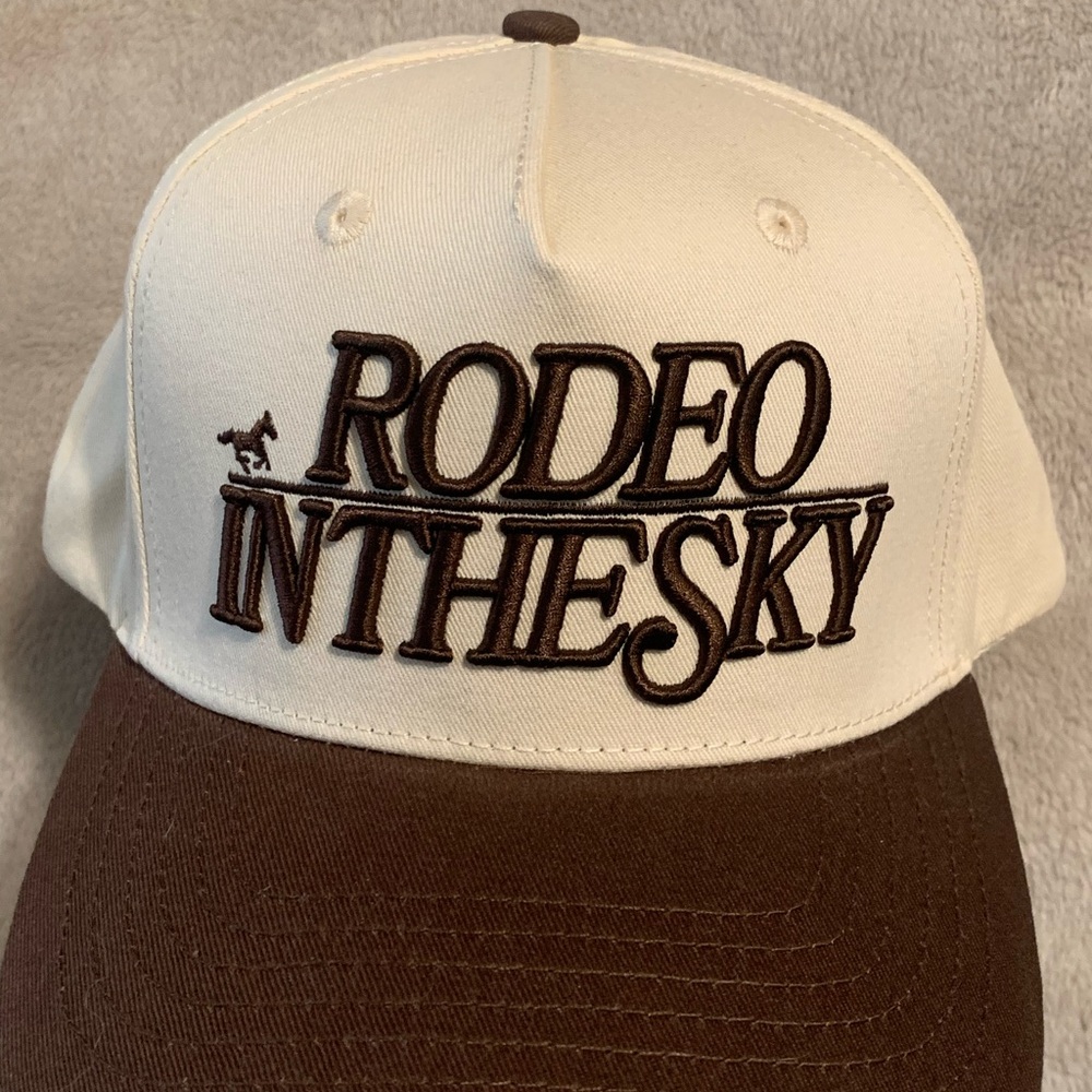 Brown and Cream Cap